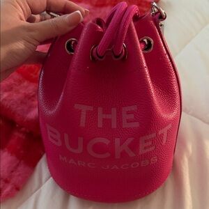 Marc Jacobs Mini Bucket Bag in Hot Pink
